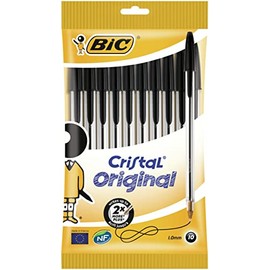 BIC Cristal Original 1 mm Ball Pen Pack of 10 Black