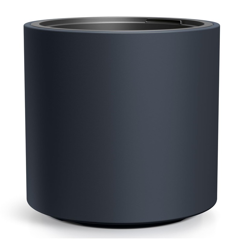 Prosperplast Heos Flower Pot Planter with Insert Plastic Anthracite 29.8