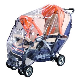 Sunnybaby 10096 Housse de pluie avec fenêtre transparente pour landau tandem