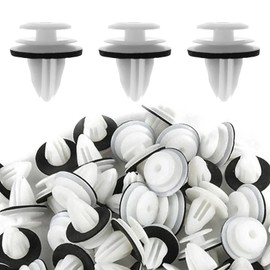 50PCS Car Trim Clips Car Door Panel Clips Universal Car Rivet Clip Kit Auto Body Fastener Car Body Trim Clips Plastic Rivets Fasteners Car Accessoties for Car Boots Interior Doors Bumper Trim Panels
