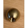 BALL 1 1/8 UNFINISHED BRASS BALL WITH 3/8" THREADED HOLE