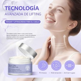 WEUD Cremas para Cuello Reafirmante, con Hidrolizado de Acido Hialurnico, Sin Gluten, Vegano, Frmula Suave, 100 Natural, Crema para Cuello y Hombros  