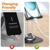 ZTGYGY Metal Cell Phone Stand for Desk, Adjustable Foldable Desktop