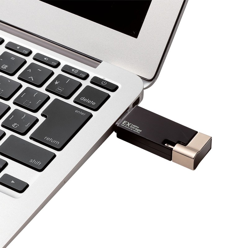 Logitech LMF-LGU3A016GBK Lightning USB Memory, 16GB MicroB/Type C Converter Adapter