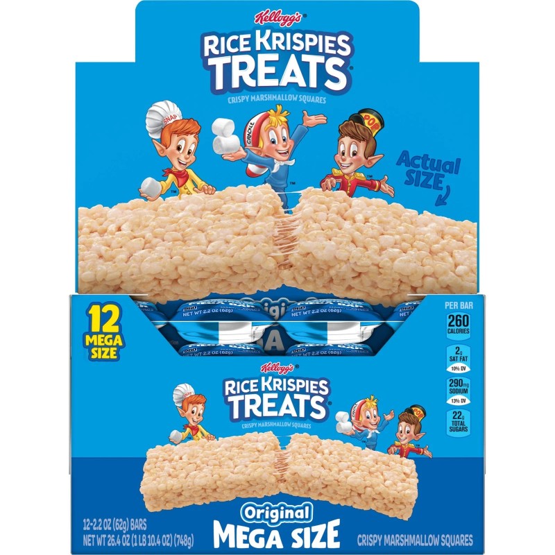 RICE KRISPIES TREATS Kellogg's Rice Krispies Treats 12 Count Marshmallow