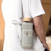 Ferexer 48 oz Sports Borosilicate Glass Water Bottle with Bamboo