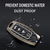 HIBEYO 4 Button Key Fob Cover Compatible with Nissan Altima