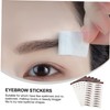 Ipetboom 6pcs Brow Stencil Set Eyebrow Imitation No Glue Needed