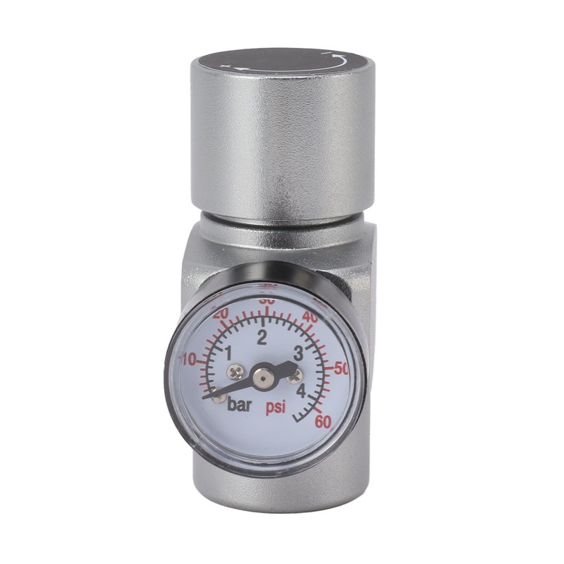 Water Pressure Reducing Valve 0‑60PSI Stainless Steel Pressure Regulator Multifunctional