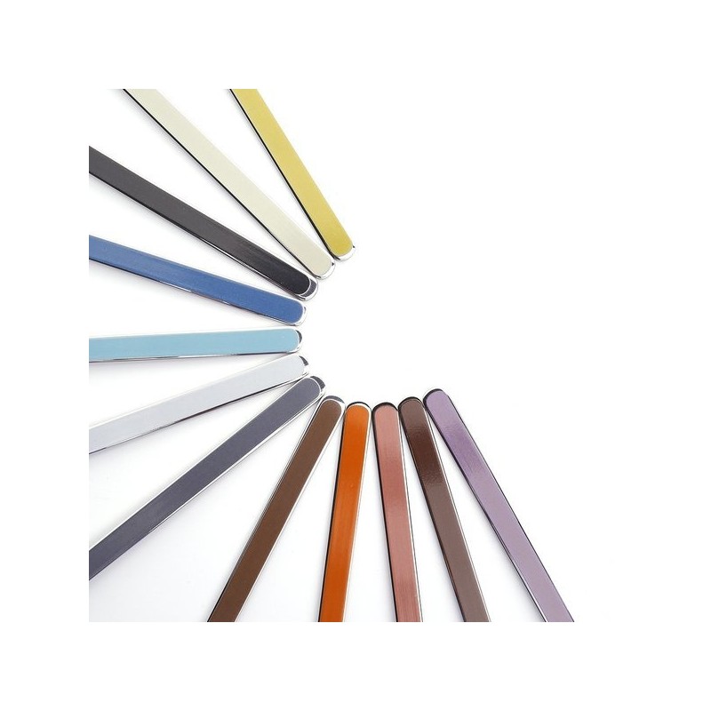 Iris Color Handle Stainless Steel Cutlery Set (Spoon + Chopsticks)