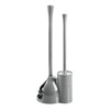iDesign Compact Toilet Brush and Plunger Set for Bathroom Cleaning