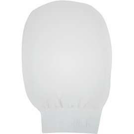 Wildpier Beauty Plus+ Guante Exfoliante Profundo por Baño, Ducha, Spa - Elimina la Piel Muerta - Depurador Facial Hecho de Materiales a Base de Plantas, Color Blanco