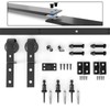 Dondelight 40" Bi-Folding Sliding Barn Door Hardware Kit for 2