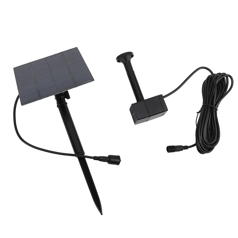 Solar Powered Water Pump Kit Powerful Jet Watering Pond Pump