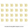 Big Dot of Happiness Gold Glitter 10 - No-Mess Real