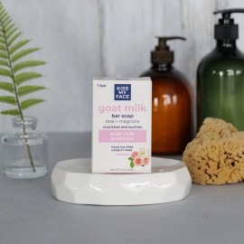 Kiss My Face Probiotic Goat Milk Soap Bar 5oz Moisturizing Cruelty Free Cleanser
