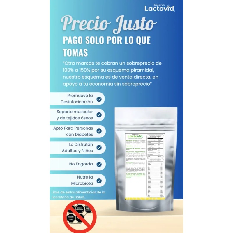 Beneserum Lactovid - 2 Bolsas De Lactovid Lactoserum - 700