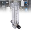 Liquid Flowmeter Panel Type Acrylic Transparent Adjustable Fluid Flow Meter