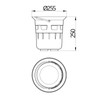 HYDROTEC DIN1236-KK Mud Bucket Short Round Design Made of High-Density