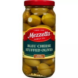 Mezzetta Bleu Cheese Stuffed Olives 9.5 fl oz Jar Brand New