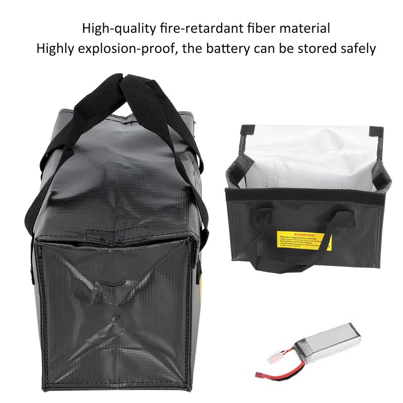 Battery Safe Bag ExplosionProof Fireproof Lipo Battery Storage Bag for