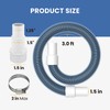 1.5 Inches Pool Hoses for Above Ground Pools,1-1/2" Diameter Pool