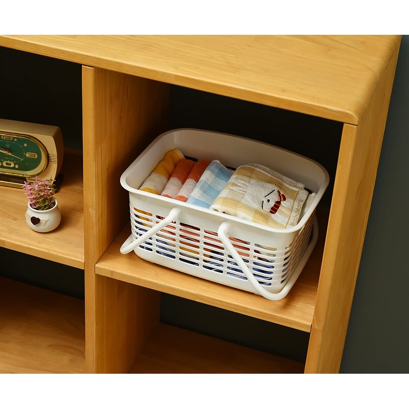 ALINK Plastic Shower Caddy Basket with Handle, Portable Organizer Storage