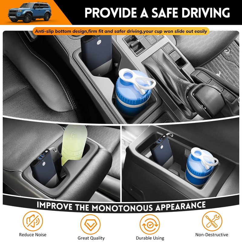 HUYINPJ Cup Holder Compatible with Toyota Land Cruiser 250 Prado