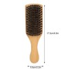 Cepillo de madera para barba de bigote, cepillo de barba