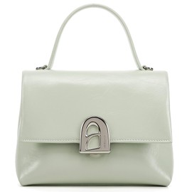 LA FESTIN Leather Small Handbag for Women, Mini Crossbody Purse & Shoulder Bag, Mint Manbo