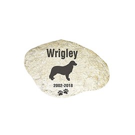 GiftsForYouNow Engraved Dog Memorial Garden Stone, Golden Retriever