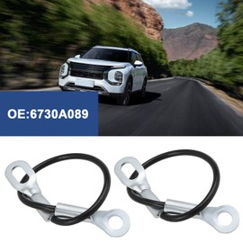 eMagTech 2PCS Tailgate Wire Cable Replacement Part 6730A089 Compatible with Mitsubishi L200 Triton MK5 Pre-FL 2016-2018 Heavy Duty Replacement Steel Wire for Tailgate