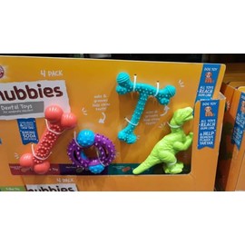 ARM AND HAMMER NUBBIES DENTAL TOYS 4 PACKS