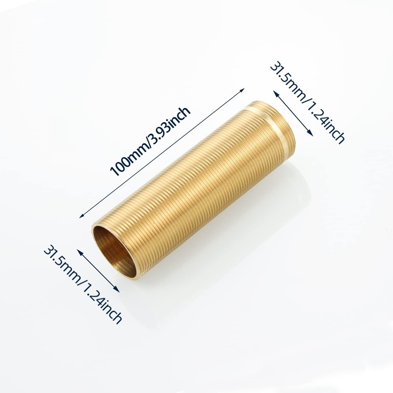 Faucet Fittings Nipple Locknut Kit Extension Threaded Pipe Longer Mounting