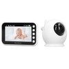 Baby Monitor 360 Degree Rotation 4.3inch LCD Screen 8 Lullabies