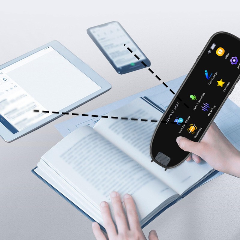 Smart Scan-Übersetzer Stift, 5.0Zoll Bildschirm Scan Reader Pen, tragbaren Übersetzergerät