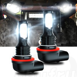 Shyfrult 3 PINs For 2007-2022 Honda Rancher TRX420 TRX500 LED Headlight Hi/Low Bulbs 35w