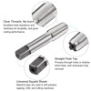 sourcing map Tap and Drill Bit Set, 1/8-27 NPT Thread