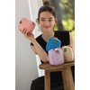 Invite.L Small Stand Up Compact Cosmetic Bag Organized Pockets Korean
