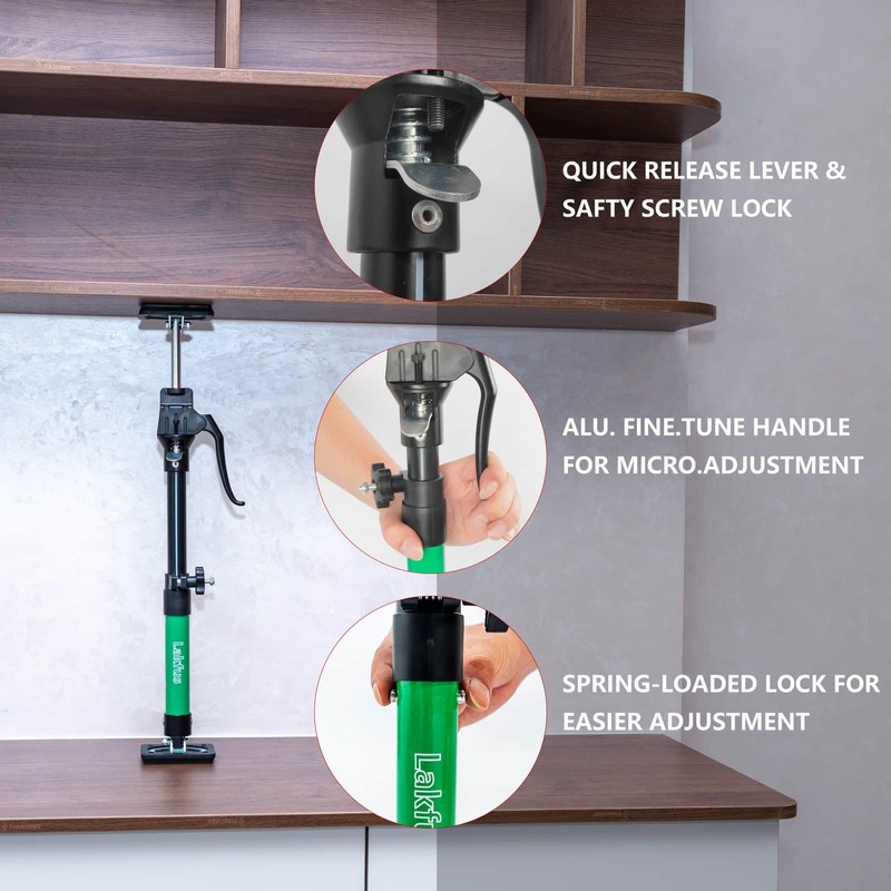 Cabinet Jacks for Installing Cabinets, Adjustable Third Hand Quick Support