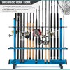 Savior Equipment Fishing Rod Rack Holder Organizer, Lightweight Aluminum Vertical