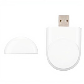 Yoidesu Cargador USB Magnético para Watch, Cargador Inalámbrico USB IWatch Portátil, Cargador Inalámbrico de Viaje Carga Rápida Magnética Ligera para 