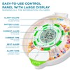 Live Fine 28-Day Automatic Pill Dispenser with Upgraded LCD Display,