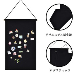 ZHEJIA Large Capacity for Brooches and Can Badge Storage, Wall Pocket, Can Badge Storage, Hanging, Space-Saving, Wall Mounted, Space-Saving, Display, Pin Wall Display, Small Storage, Double Sided