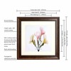 YUNDINGJI 10x10 Mat 8x8 Bronze Photo Frames-Organic Glass Black Velvet
