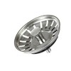 Kitchen Sink Strainer Waste Plug (McAlpine bwstss-top) chrome by Mcalpine