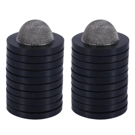 BOXOB 20pcs Garden Hose Screen Filter, Stainless Steel Rubber Hose Gasket Washer with Screen Hose Strainer for 3/4" Connector and 5/8" Washing Machine Connector