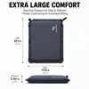 Inflatable Seat Cushion Reversible Extra Large Portable Travel Camping