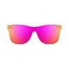 Vanolu Rimless Mirrored Sunglasses for Women Men, UV400 Protection Glasses with Reflective Lenses, Tangle Free Nose Pads