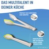 KITCHENLY Salad Servers and Spaghetti Tongs with Innovative 3-in-1 Function,